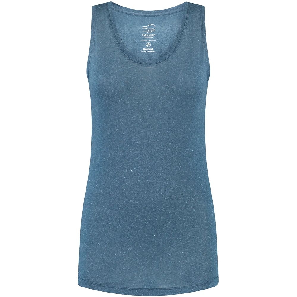 Blue Loop Originals Denimcel Tank Top Women's Indigo DTT002-23-B099 shirts en tops online bestellen bij Kathmandu Outdoor & Travel