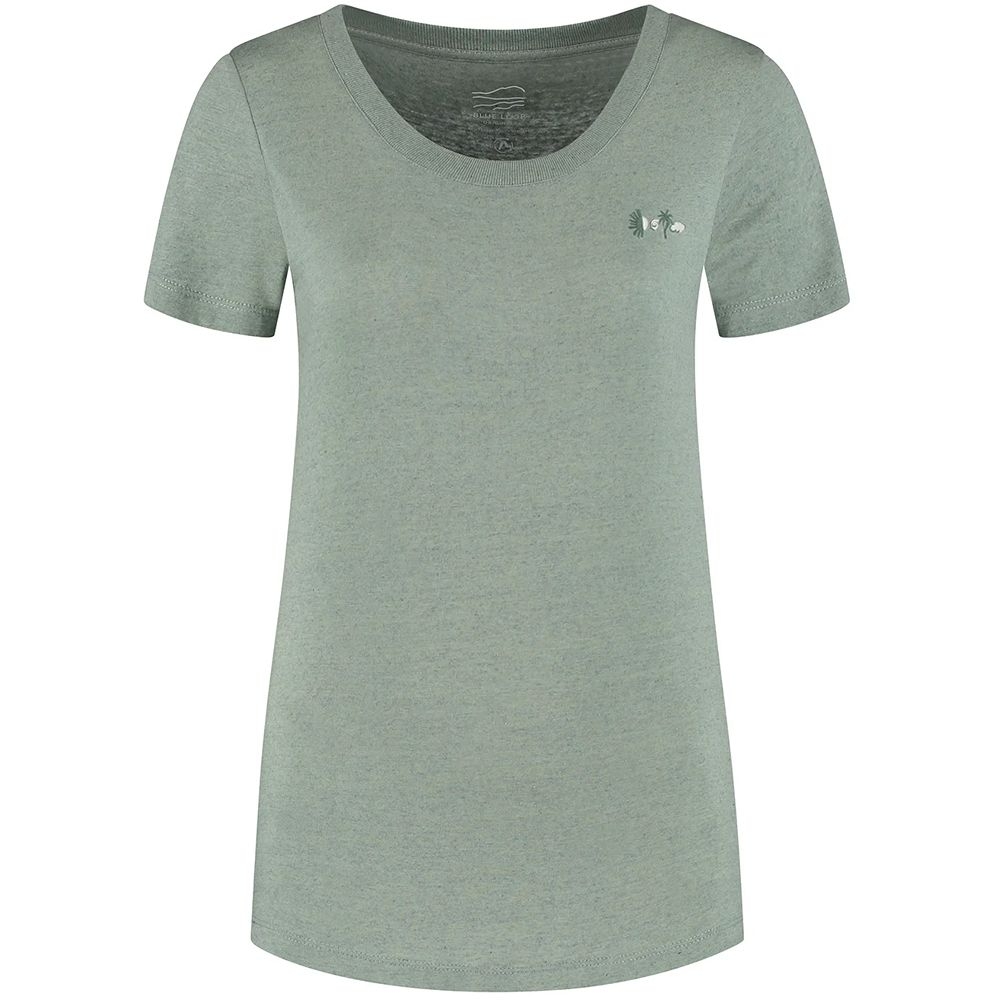 Blue Loop Originals Denimcel Summer Magic Tshirt Women's Agave Green SM002-25-B176 shirts en tops online bestellen bij Kathmandu Outdoor & Travel