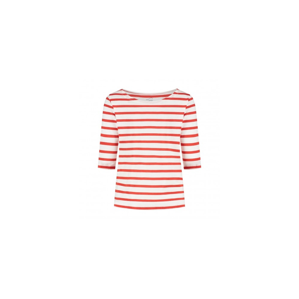 Blue Loop Originals SaXcell Stripe Longsleeve Women's White / Red SLS019-25-B142 shirts en tops online bestellen bij Kathmandu Outdoor & Travel