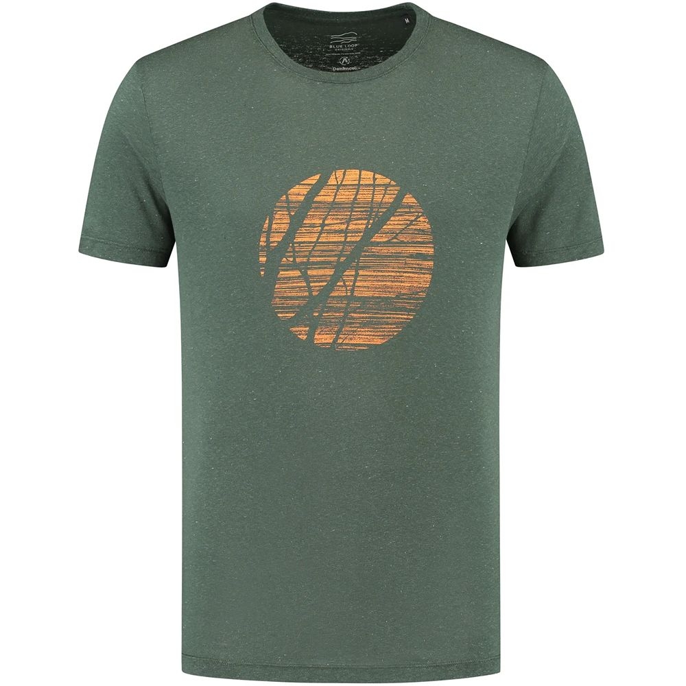 Blue Loop Originals Denimcel Night Forest Tshirt Deep Forest NFTS002-23-B200 shirts en tops online bestellen bij Kathmandu Outdoor & Travel