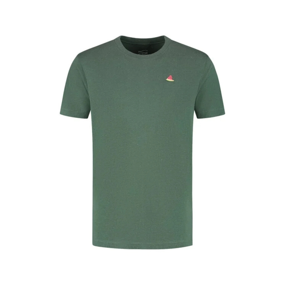 Blue Loop Originals Denimcel Watermelon Tshirt Deep Forest DM002-26-B200 shirts en tops online bestellen bij Kathmandu Outdoor & Travel