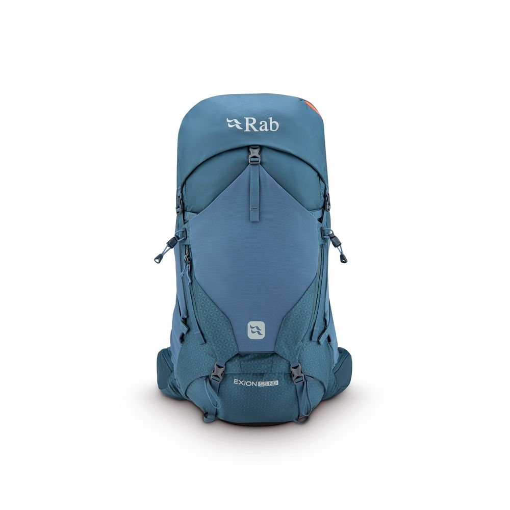 Rab Exion 55 ND Orion Blue QAP-78-ORB trekkingrugzakken online bestellen bij Kathmandu Outdoor & Travel