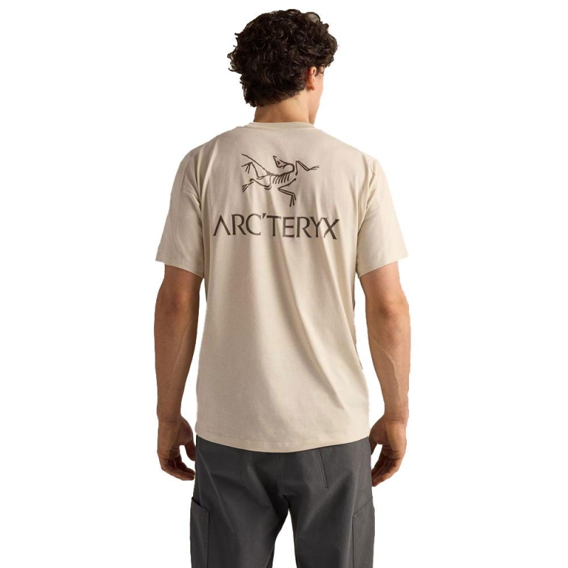 Arc'teryx Kragg SL Cotton Bird Word SS Sea Salt / Mongoose t-shirt