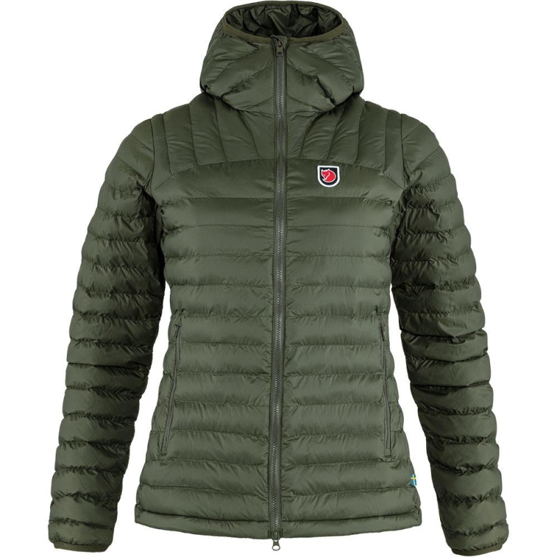 Fjällräven Expedition Lätt Hoodie Women's Deep Forest winterjas