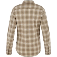 Fjällräven Övik Flannel Shirt Women's Chalk White-Suede Brown blouse