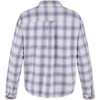 Fjällräven Övik Boxy Flannel Shirt Women's Eggshell-Lavender Mist blouse