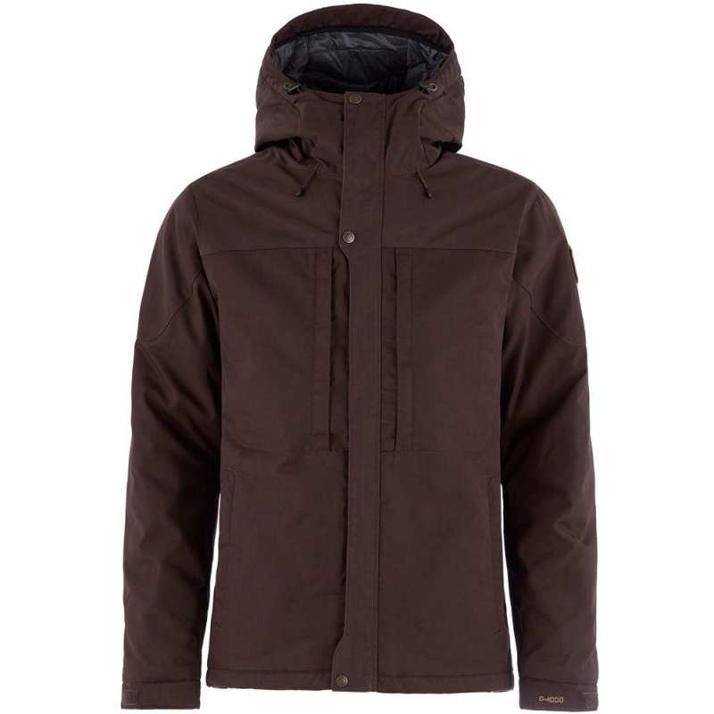 Fjällräven Skogsö Padded Jacket Black Oak winterjas