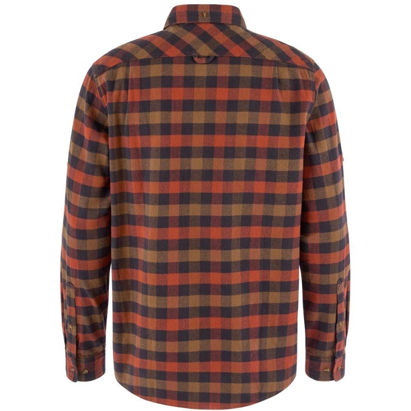 Fjällräven Skog Relaxed Shirt Autumn Leaf-Wood Brown overhemd