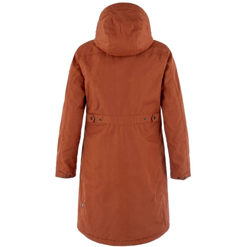 Fjällräven Kiruna Hydratic Padded Parka Women's Autumn Leaf winterjas