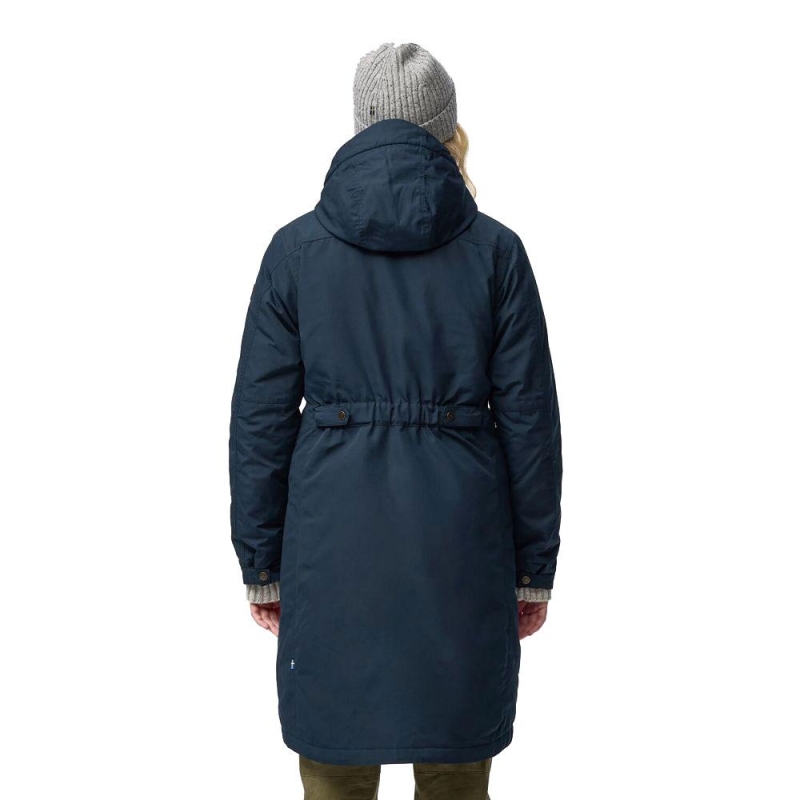 Fjällräven Kiruna Hydratic Padded Parka Women's Dark Navy winterjas