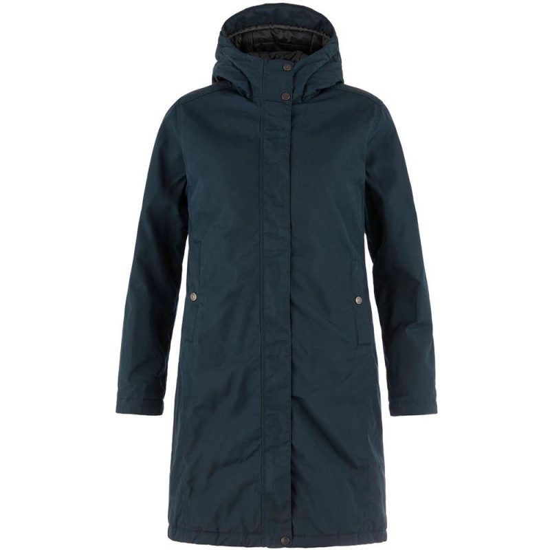 Fjällräven Kiruna Hydratic Padded Parka Women's Dark Navy winterjas