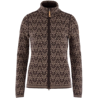Fjällräven Snow Cardigan Women's Suede Brown