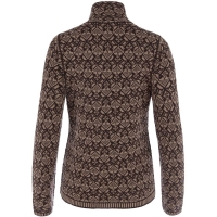 Fjällräven Snow Cardigan Women's Suede Brown trui