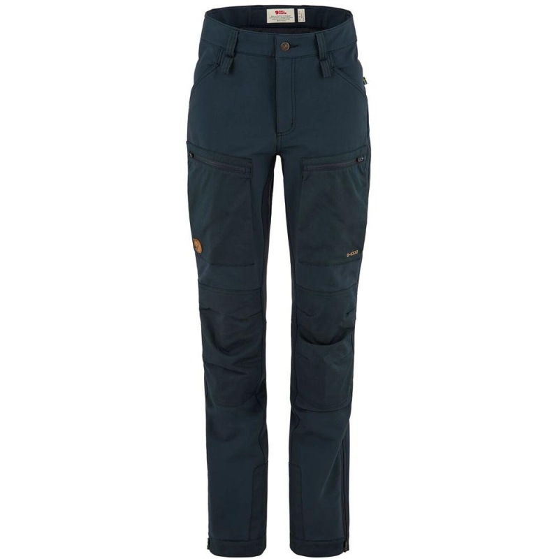 Fjällräven Keb Agile Winter Trousers Regular Women's Dark Navy lange broek