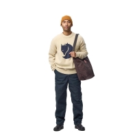 Fjällräven Fjällräven Logo Knit Sweater Light Beige trui