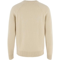 Fjällräven Fjällräven Logo Knit Sweater Light Beige trui