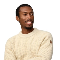 Fjällräven Övik Waffle Knit Light Beige trui