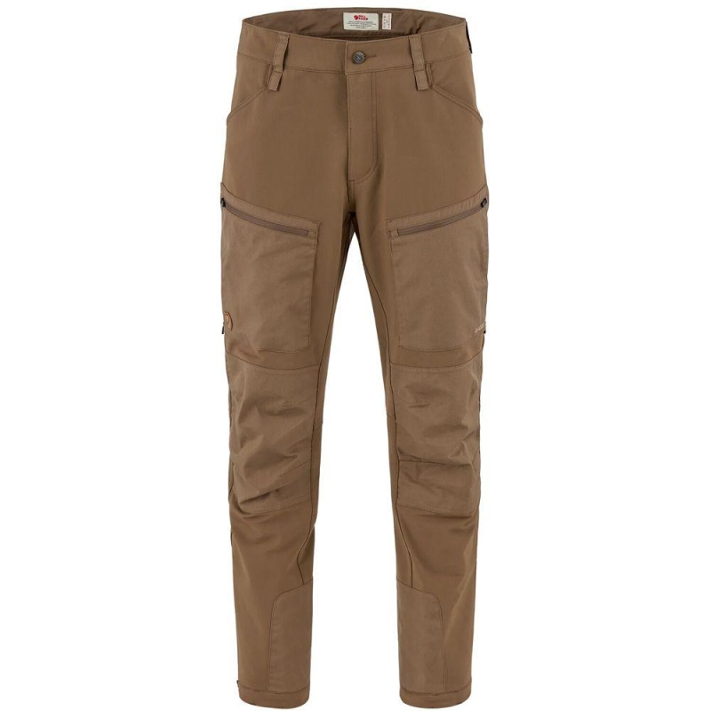 Fjällräven Keb Agile Winter Trousers Long Wood Brown lange broek