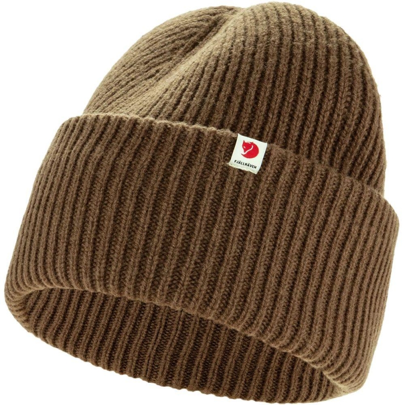 Fjällräven Fjällräven Heavy Beanie Dark Oak muts
