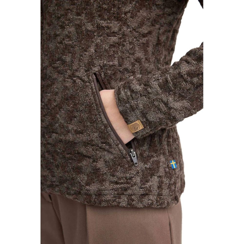 Ivanhoe Tuva Jaquard Women's Chocolate vest