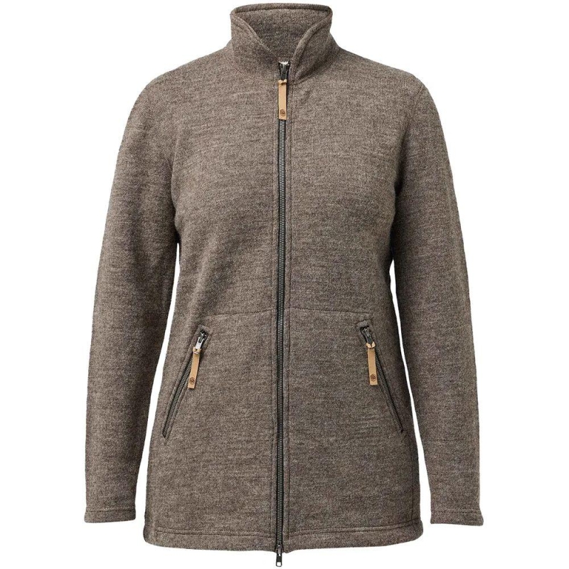 Ivanhoe NLS Twig long Nutmeg vest