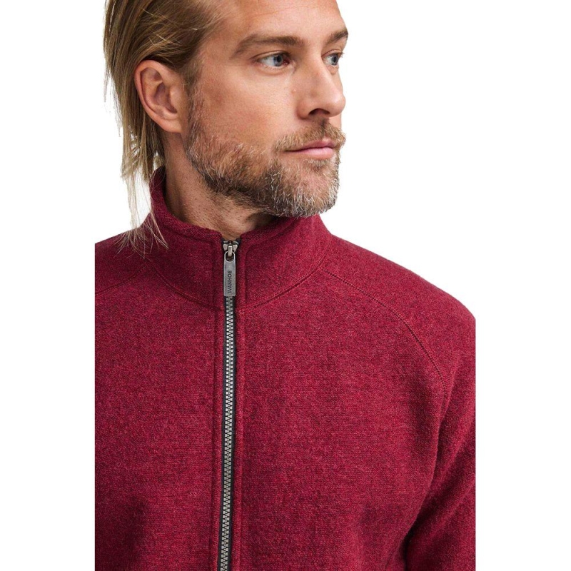 Ivanhoe Danny full zip Deep Red vest