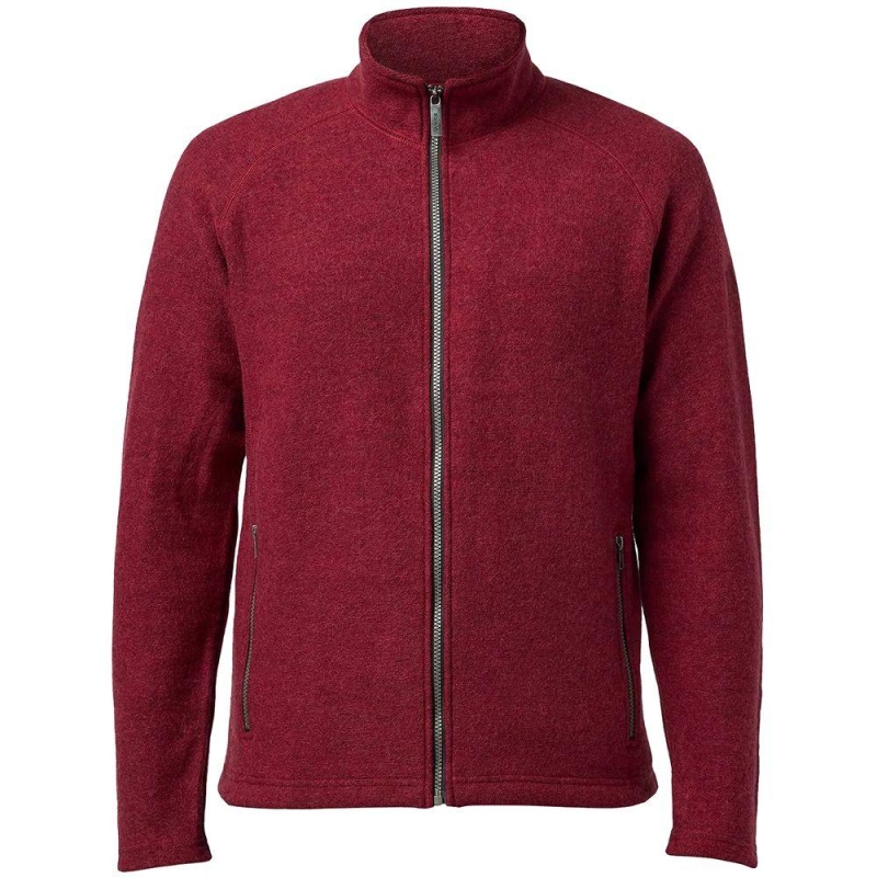 Ivanhoe Danny full zip Deep Red vest