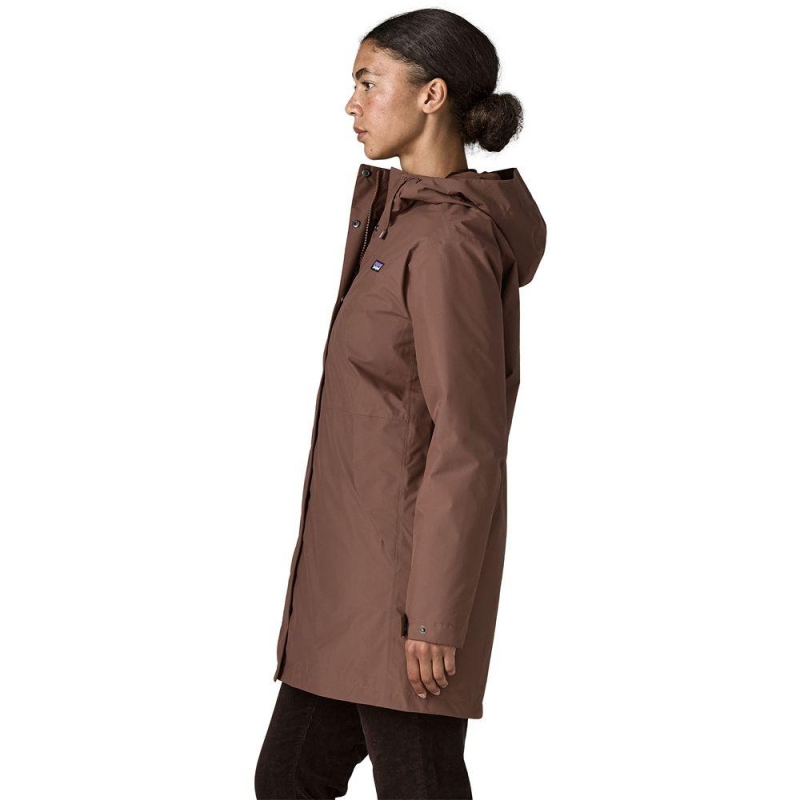 Patagonia Heyes Peak 3-in-1 Parka Women's Berm Brown 3 in 1 jas