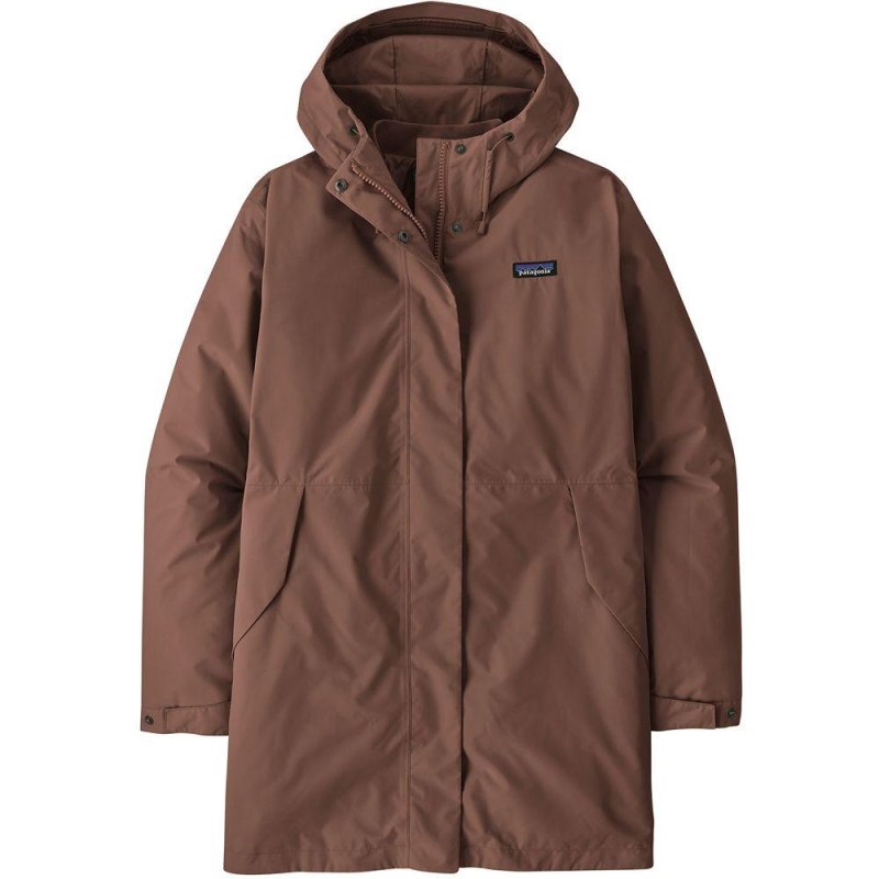 Patagonia Heyes Peak 3-in-1 Parka Women's Berm Brown 3 in 1 jas