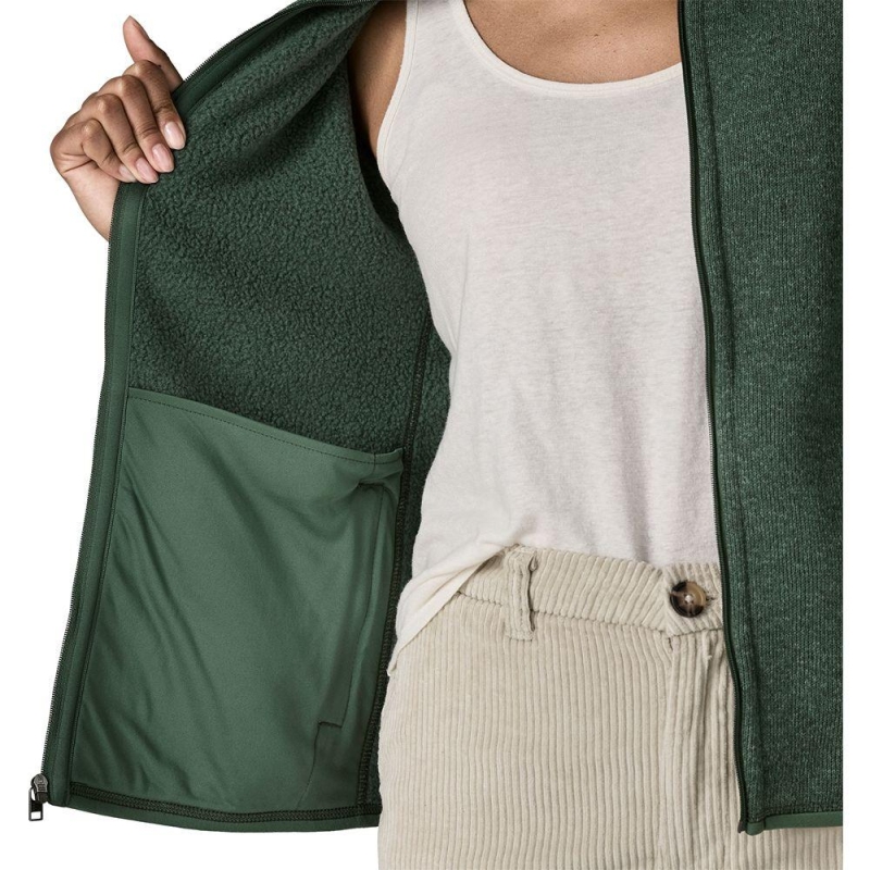 Patagonia Better Sweater Jkt Women's Canopy Green vest
