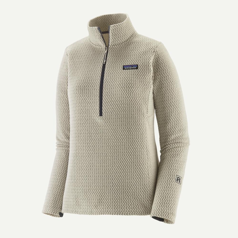 Patagonia R1 Air Zip Neck Women's Birch White trui