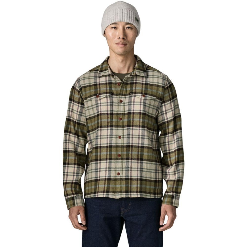 Patagonia Fjord Flannel Shirt Rising Storm: Weathered Stone overhemd