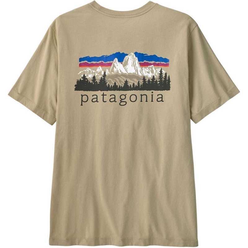 Patagonia Fitz Roy Foothills T-Shirt Weathered Stone t-shirt