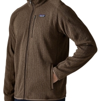 Patagonia Better Sweater Jacket Marlow Brown Rib Knit vest