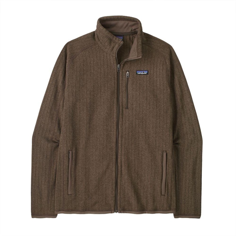 Patagonia Better Sweater Jacket Marlow Brown Rib Knit vest