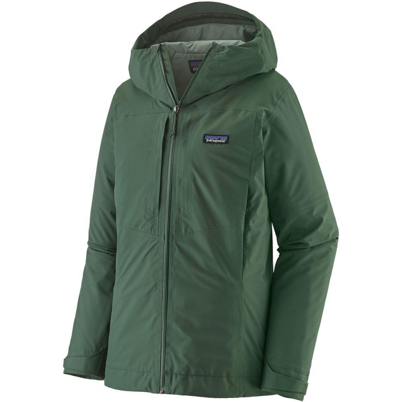 Patagonia Insulated Boulder Fork Rain Jkt Women's Canopy Green winterjas