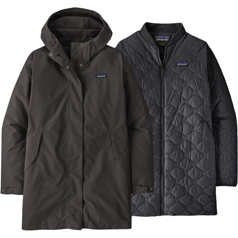 Patagonia Heyes Peak 3-in-1 Parka Women's Black 3 in 1 jas