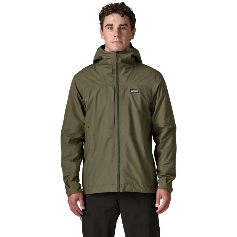 Patagonia Insulated Boulder Fork Rain Jkt Basin Green winterjas