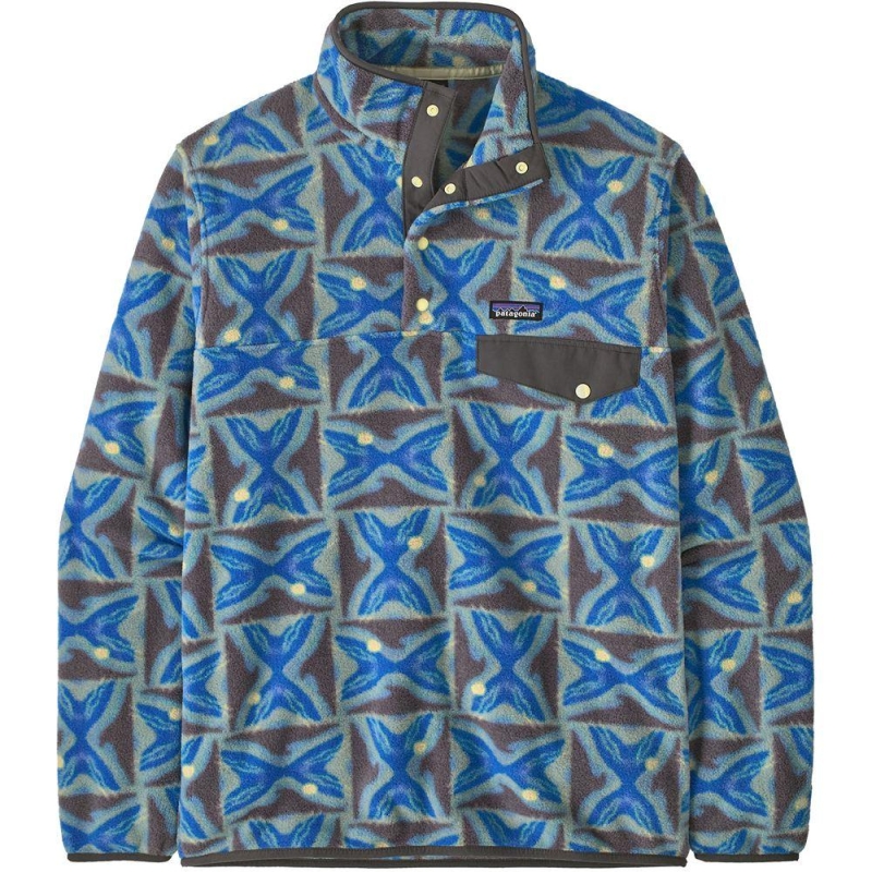 Patagonia LW Synch Snap-T P/O Deep Freeze: Forge Grey trui