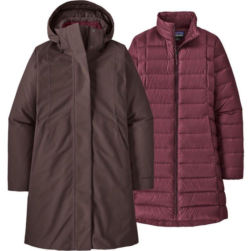 Patagonia Tres 3-in-1 Parka Women's Den Brown 3 in 1 jas
