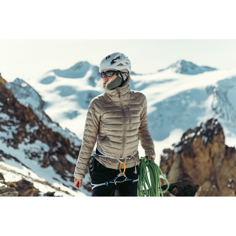 RAB Microlight Alpine Hoody Women's Dark Pebble donjas