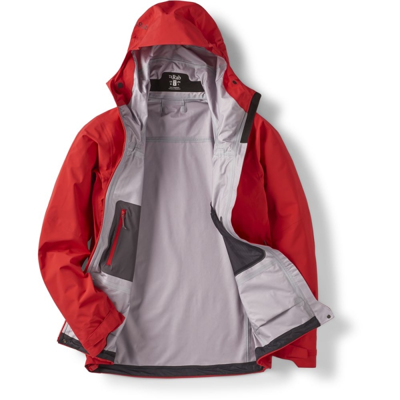 RAB Firewall Guide Jacket Summit Red regenjas