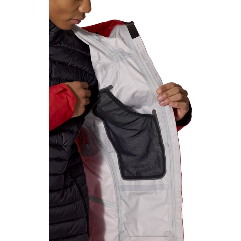 RAB Firewall Guide Jacket Summit Red regenjas