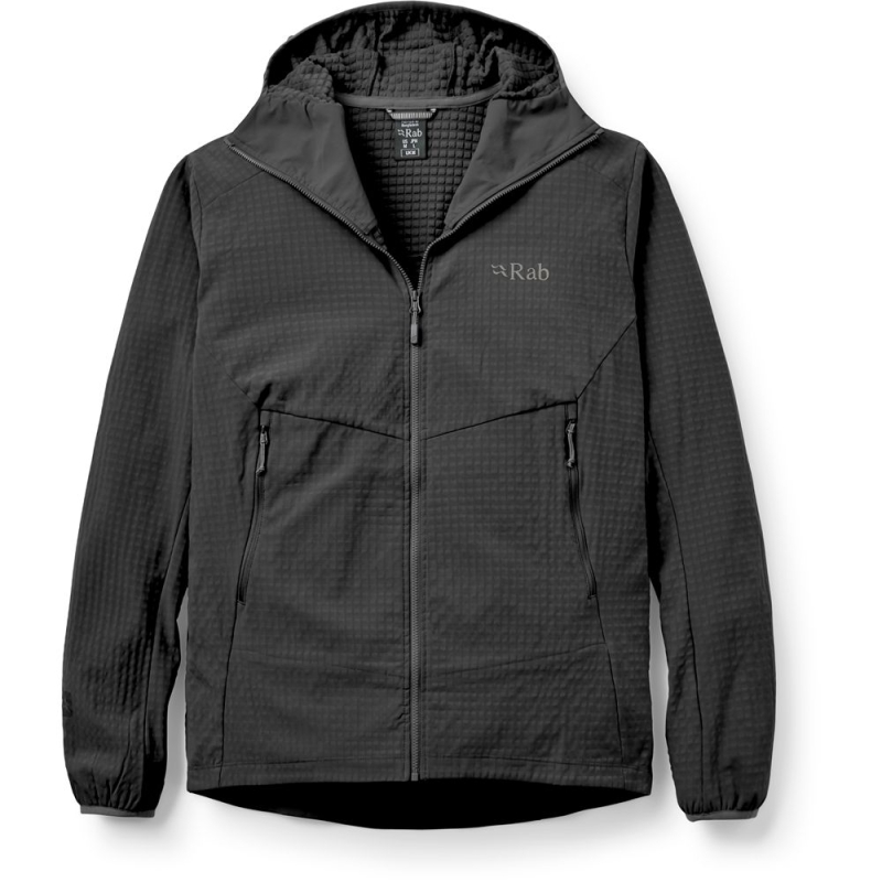 RAB Quantra Pro Hoody Black softshelljas