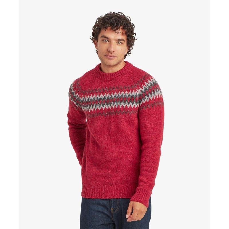 Sherpa Dumji Sweater Tibetan Red trui