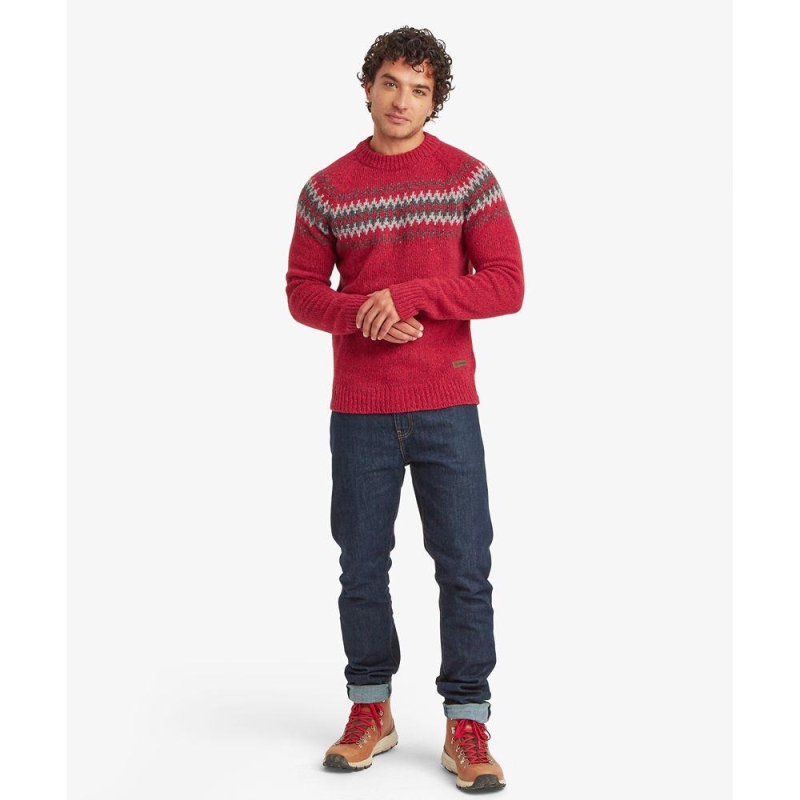 Sherpa Dumji Sweater Tibetan Red trui