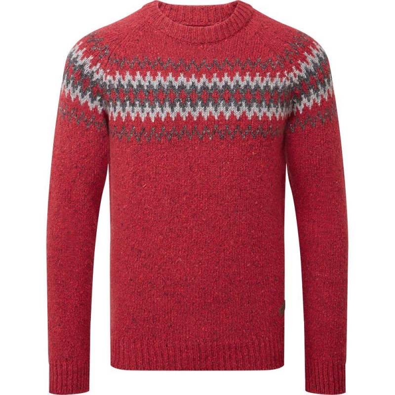 Sherpa Dumji Sweater Tibetan Red trui