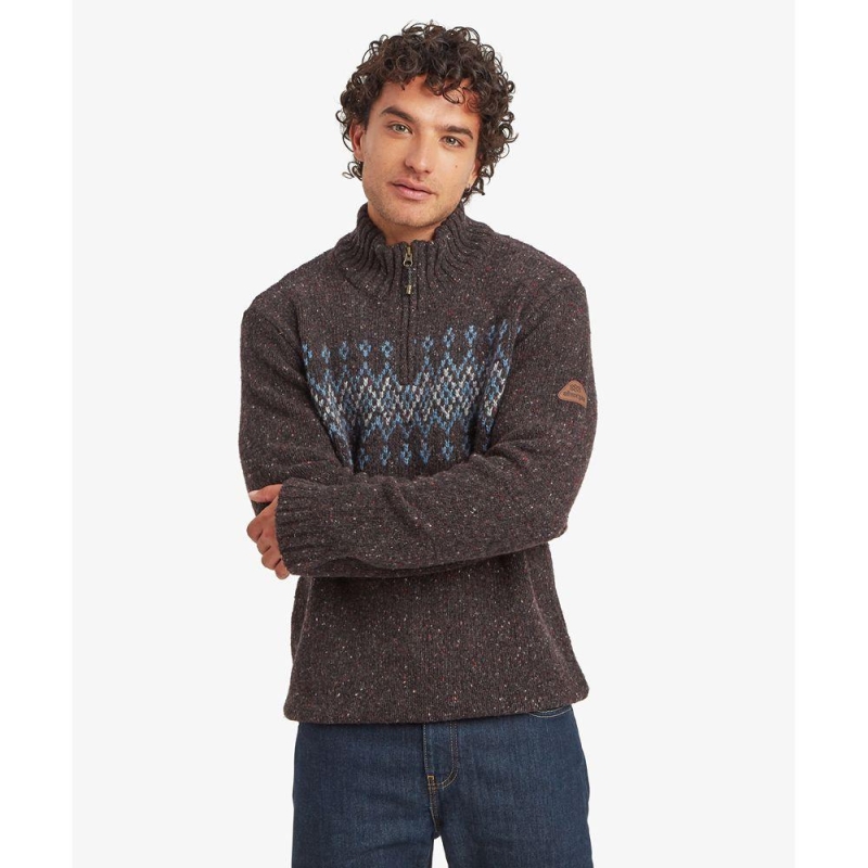 Sherpa Dumji 1/4 Zip Black trui