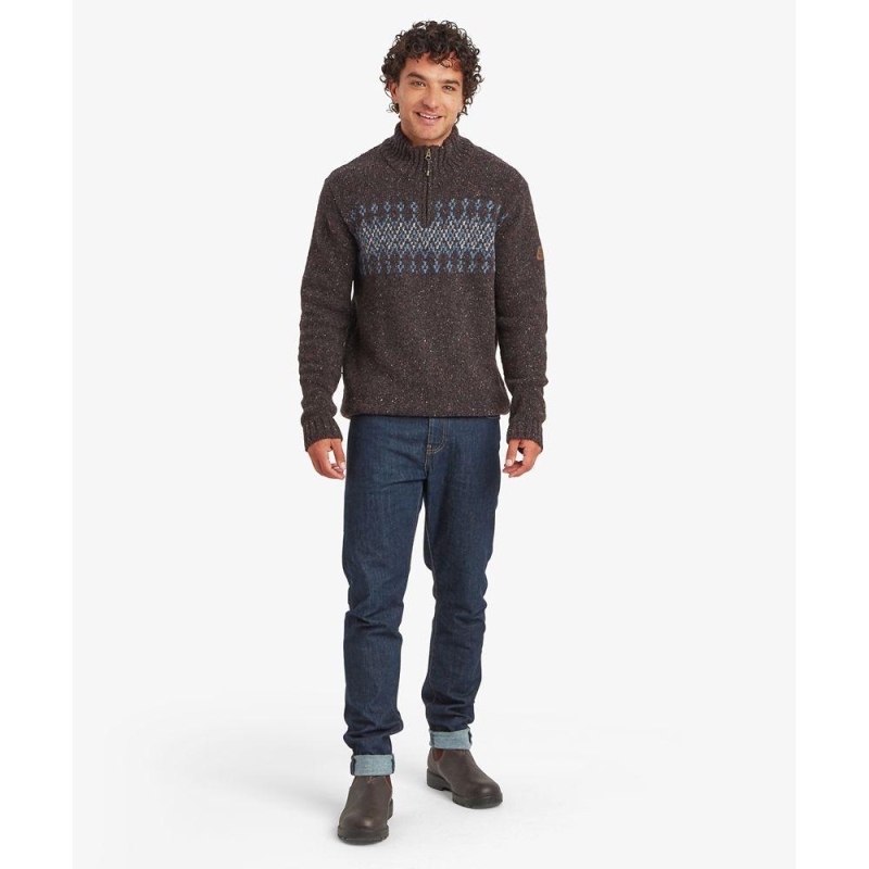 Sherpa Dumji 1/4 Zip Black trui