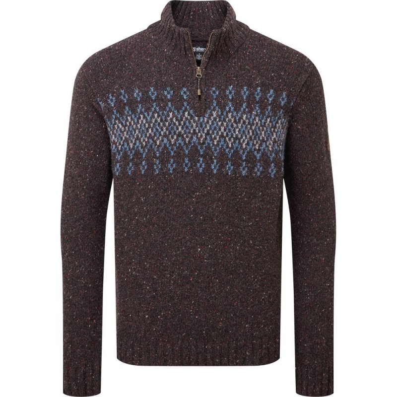 Sherpa Dumji 1/4 Zip Black trui